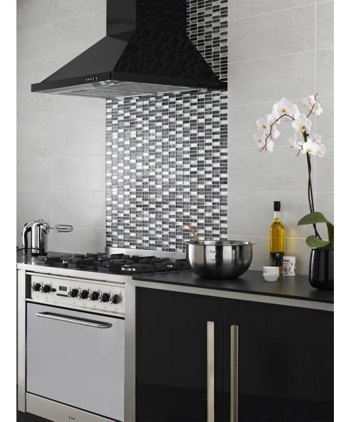 Dark Red Mirror Glass Mosaic Tiles