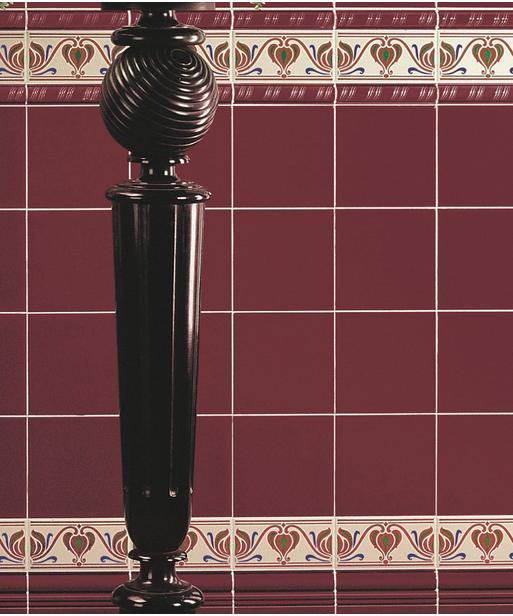 Minton Hollins Plain Tile & Decors Topps Tiles