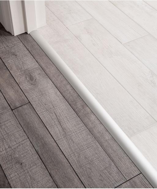 Dural Multifloor Vinyl Tile Door Bar SIlver Topps Tiles