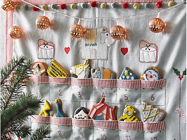 Limited Edition Biscuiteers Advent Calendar by Susie Watson