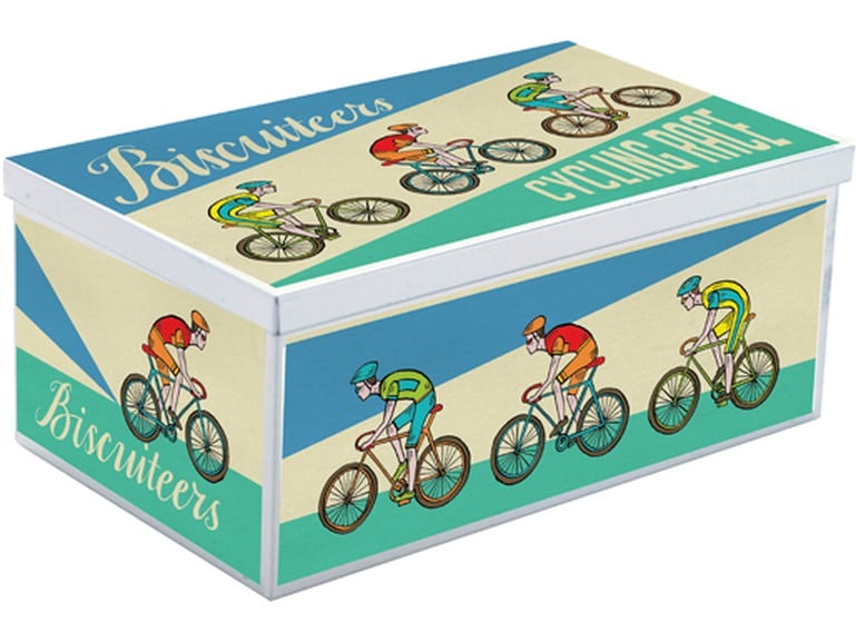 The Bike Race Biscuit T Tin