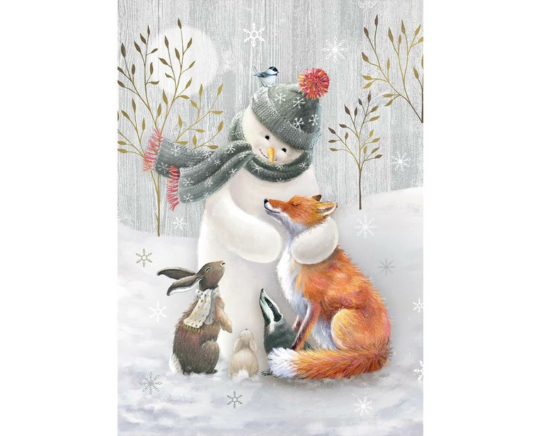 Snowy Embrace Animals & Nature Jigsaw Puzzles