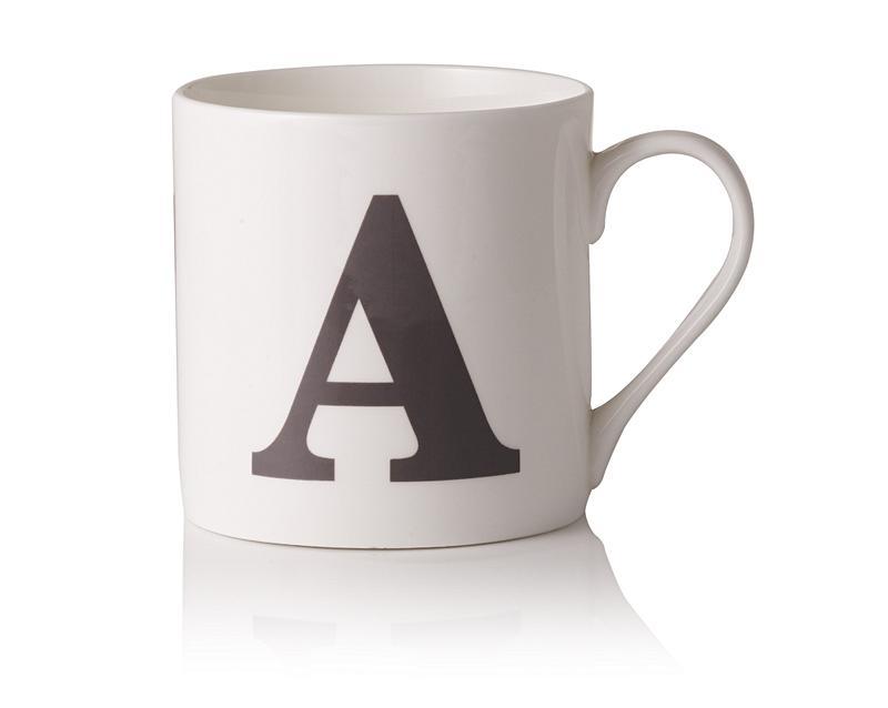 Oliver Bonas Alphabet Mug A Gifts Oliver Bonas