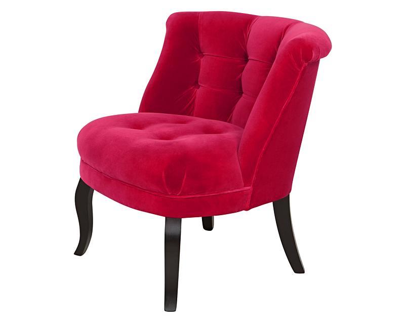 Fuchsia Velvet Tub Chair Oliver Bonas